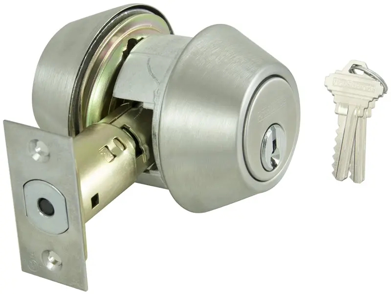 Deadbolt Dbl Cyl Grade 2 Satin 1