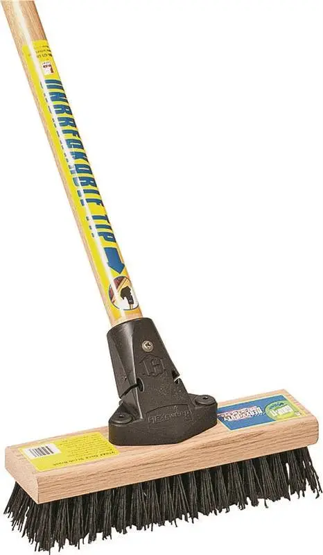 Deck Scrub Brush W-Handle 10In 1