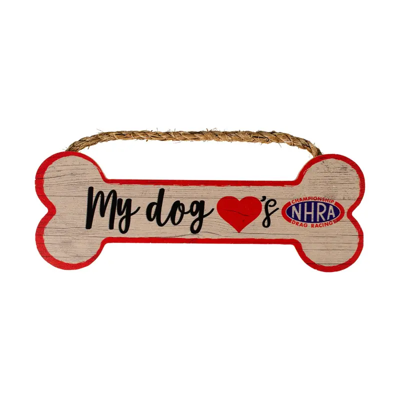 Dog Bone Wood Sign 1