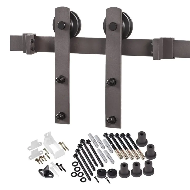 Door Barn Hdwr Kit Antique Brz 1