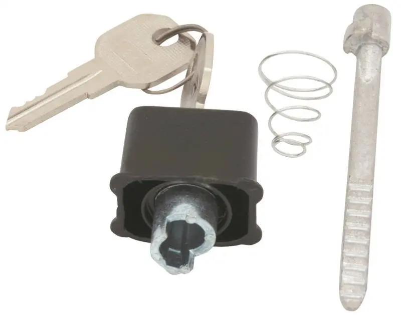 Door Lock Psh Btn Rect Kyd Blk 1