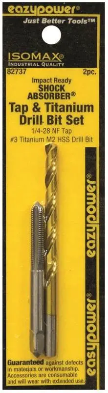 Drill Bit Set 1-4-28Nf -#3 2Pc 1