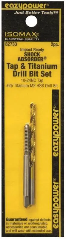Drill Bit Set 10-24Nc -#25 2Pc 1