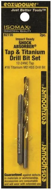 Drill Bit Set 12-24Nc -#16 2Pc 1