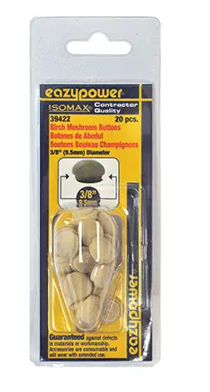 Eazypower 20Pcs 3/8In. Mushroom Shaped B Plug 1