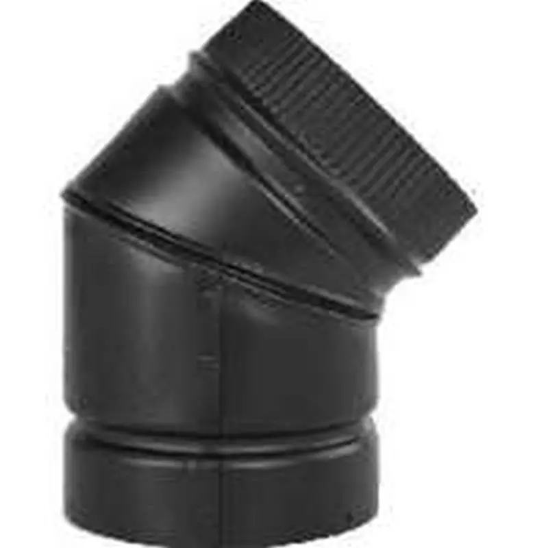 Elbow Stovepipe 45Deg 6In Blk 1