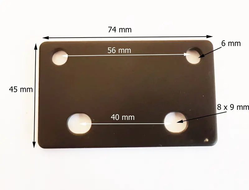 Em002 Engine Mount Plate For Gt-One Drift Trike Engine 1