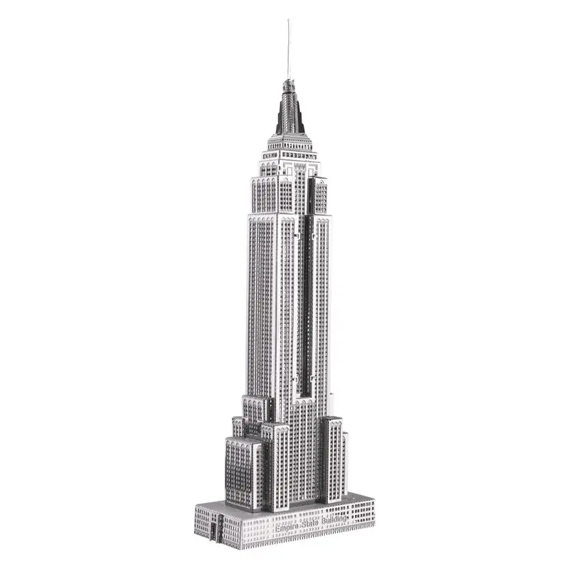 Empire State Building 3D Metal Model 1