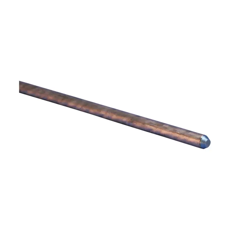 Erico Copper-Bonded Ground Rod, Pointed, 5/8" Dia, 8' 1