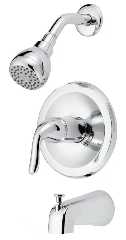 Faucet Tub-Shower Sgl Hndl Chr 1
