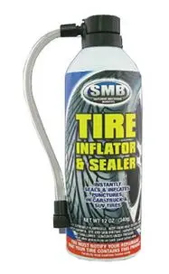 Fix-A-Flat Tire Inflator With Hose - 12 Oz 1