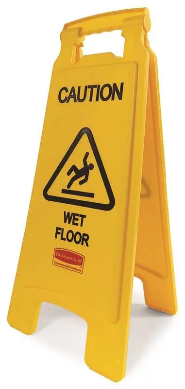 Floor Sign Caution Yellow 1