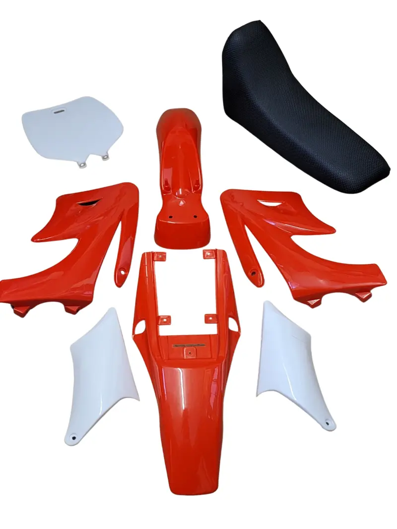 Fmd28 Red 49Cc Mini Dirt Bike Fairing Plastics Body Front Board Mud Guard 1