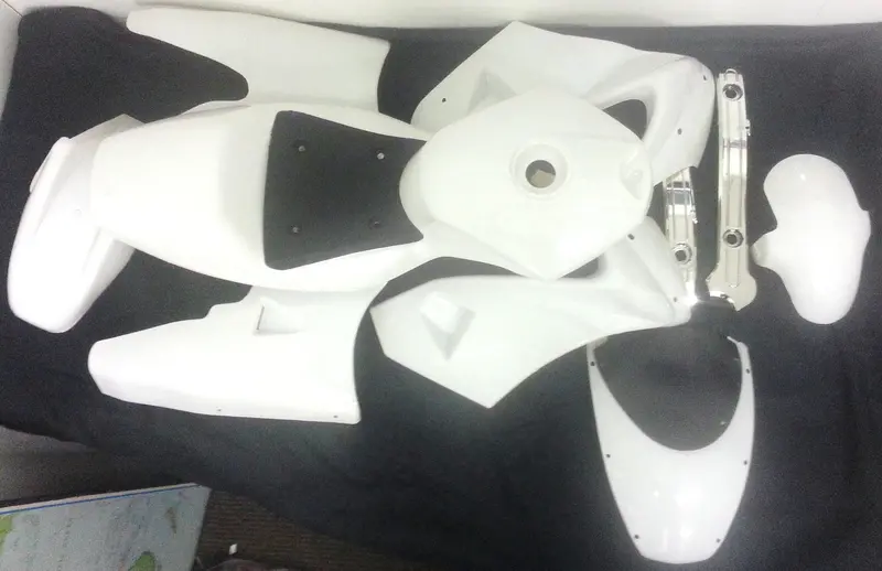 Fmm08 Mini Moto Complete Fairing Kit Plastics Cream 1