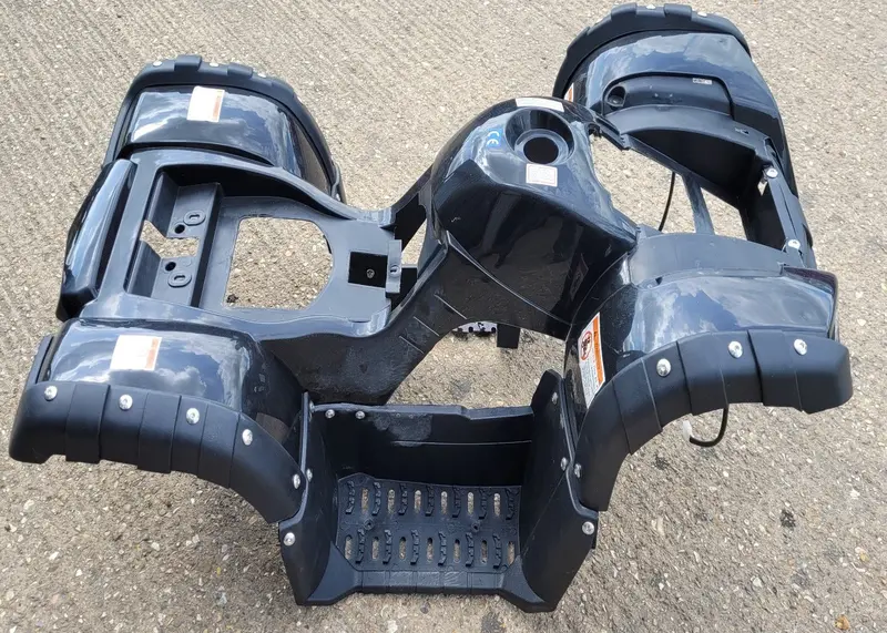 Fqb28 Black Fairing Plastics Head Lights Footwells 125Cc Off Road Quad Bike Atv Upbeat 1