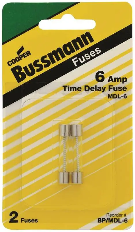 Fuse Glass Time Delay 6 Amp 1