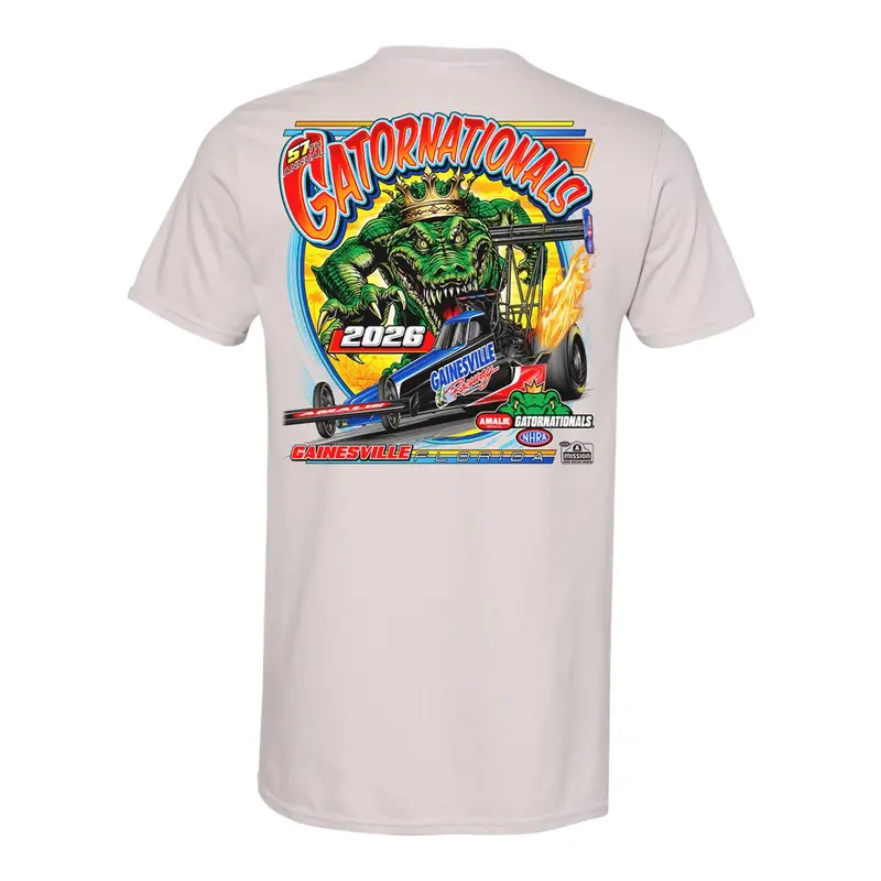 Gainesville Raceway 2026 Nhra Gatornationals Event T-Shirt 1