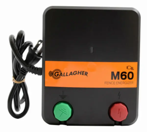 Gallagher G383414 Fence Charger With Tough Outer Casing, M60, 110V 1