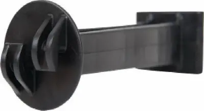 Gallagher G73204 T-Post Offset Insulator, Black, 5", 25-Pack 1
