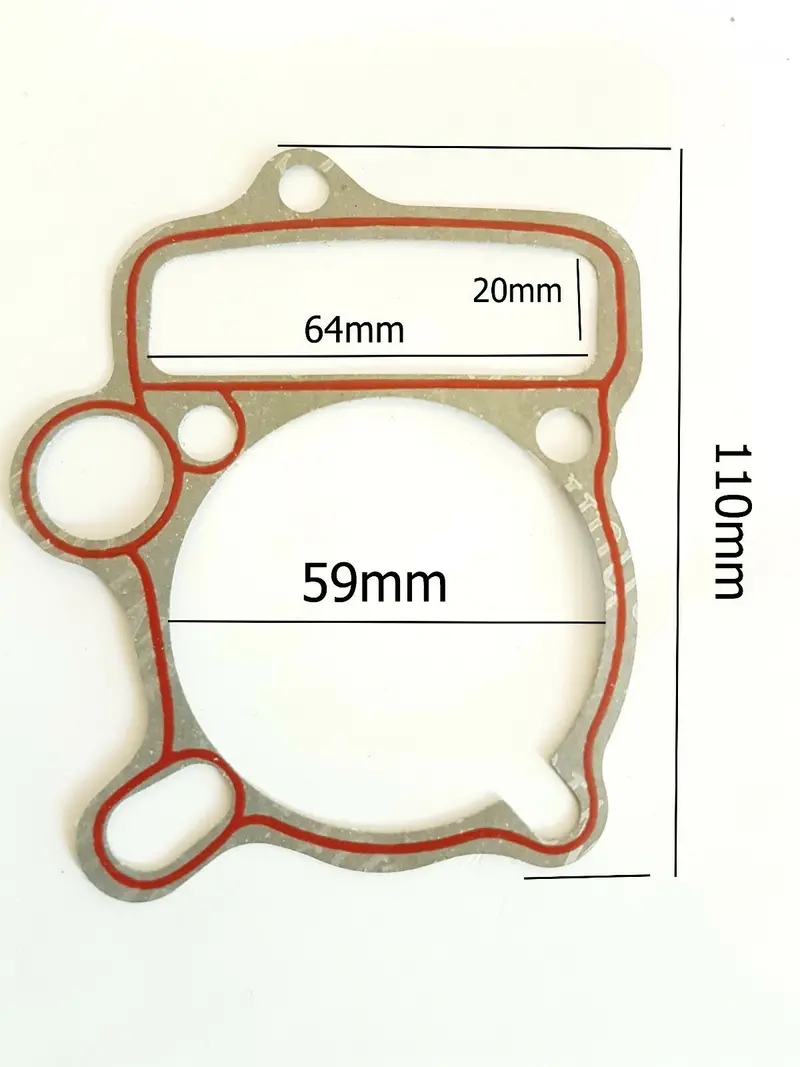 Gas68 Gasket 59Mm Diameter For 125Cc Dirt Pit Bike 1