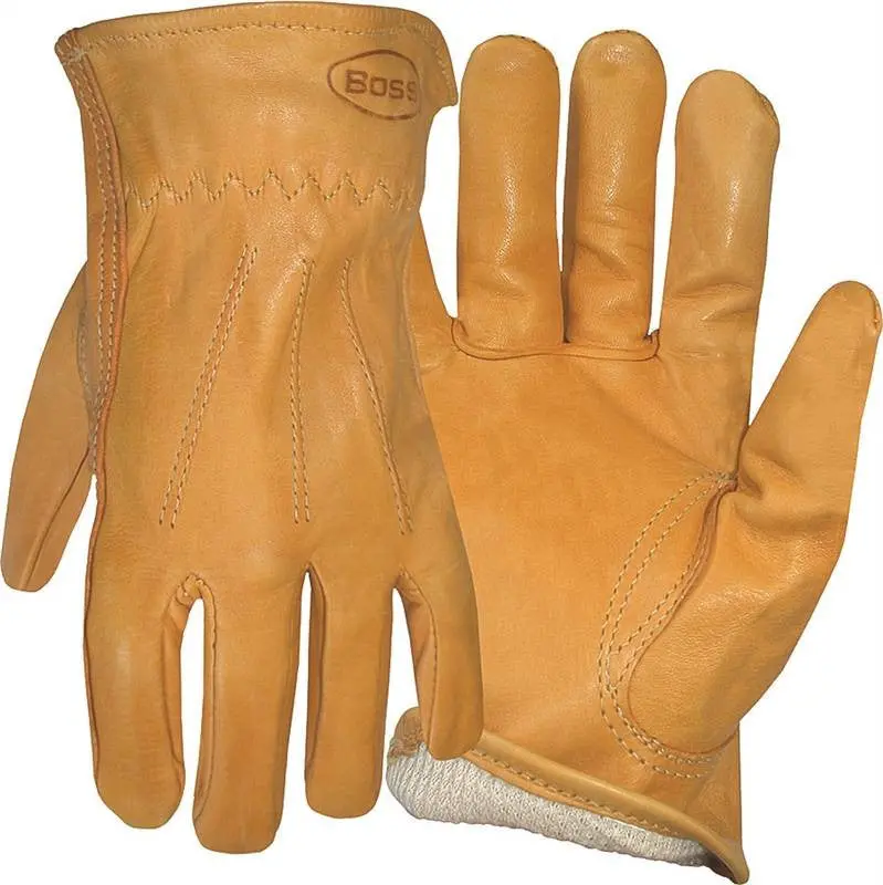Glove Grain Leather Lined Lrg 1