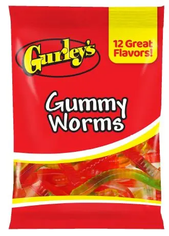 Gurley's Gummy Worms 4.5 Oz 1