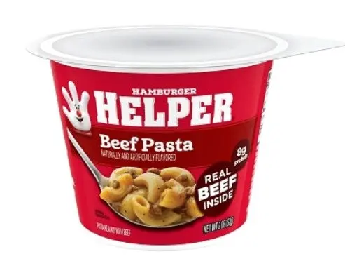 Hamburger Helper Microwave Beef Pasta Cup 2 Oz 6Ct 1