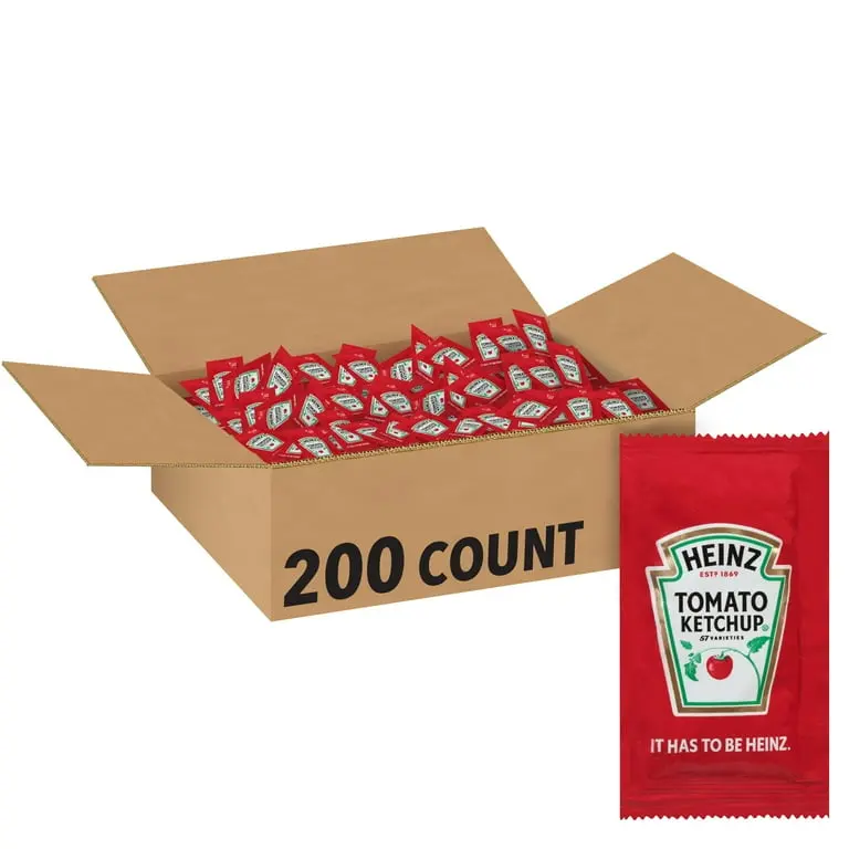 Heinz Ppk Ketchup Single Serve 9 G Bulk 200Ct 1