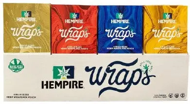 Hempire Hemp Rolling Papers 4-Wide Combo 60Ct 1