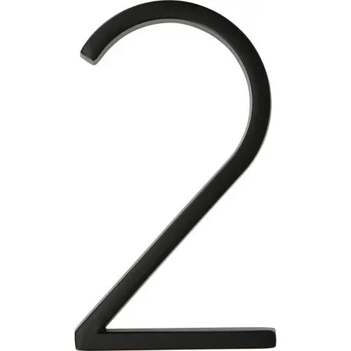 Hillman Distinctions Floating Mount House Number 2 Black 1