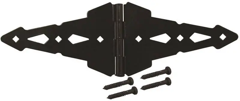 Hinge Strap 8In 12Ga Black 1