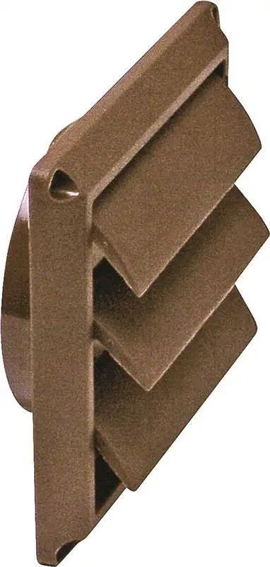 Hood Vent Louver Plst 4In Brn 1