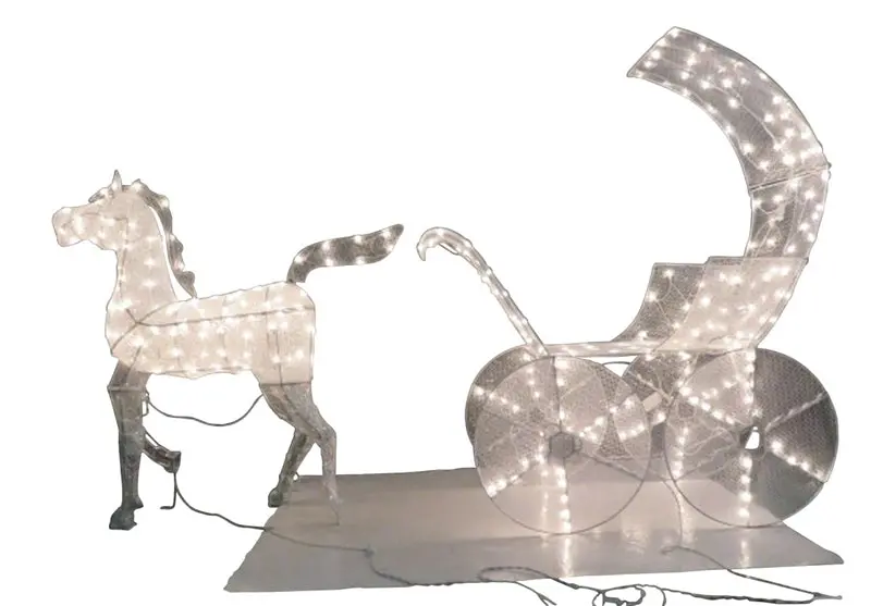Horse-Carriage Mesh 3D Prelit 1