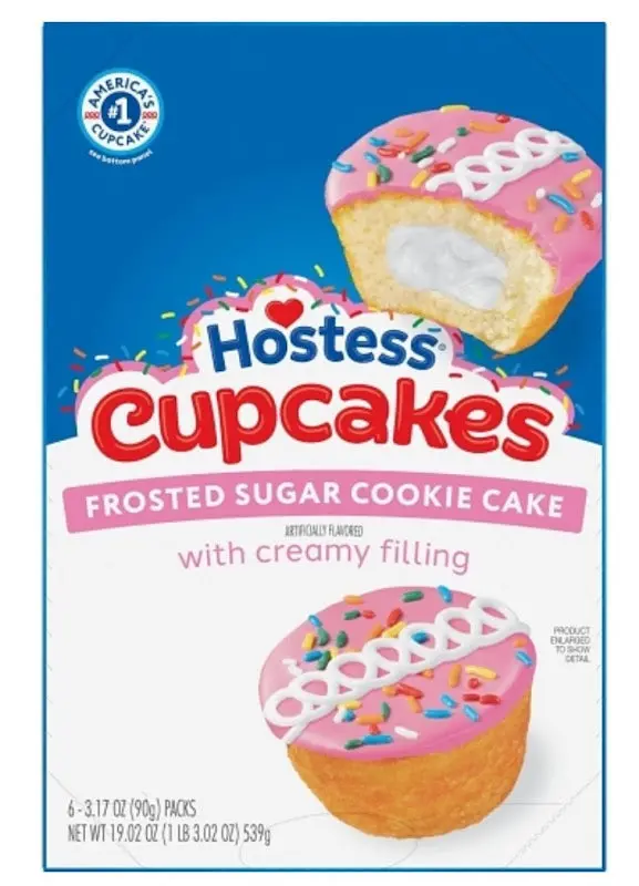 Hostess Cupcake Sugar Cookie - 2 Pk 1