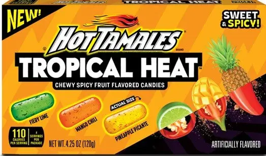 Hot Tamales Tropical Heat Candy - 4.25 Oz 1