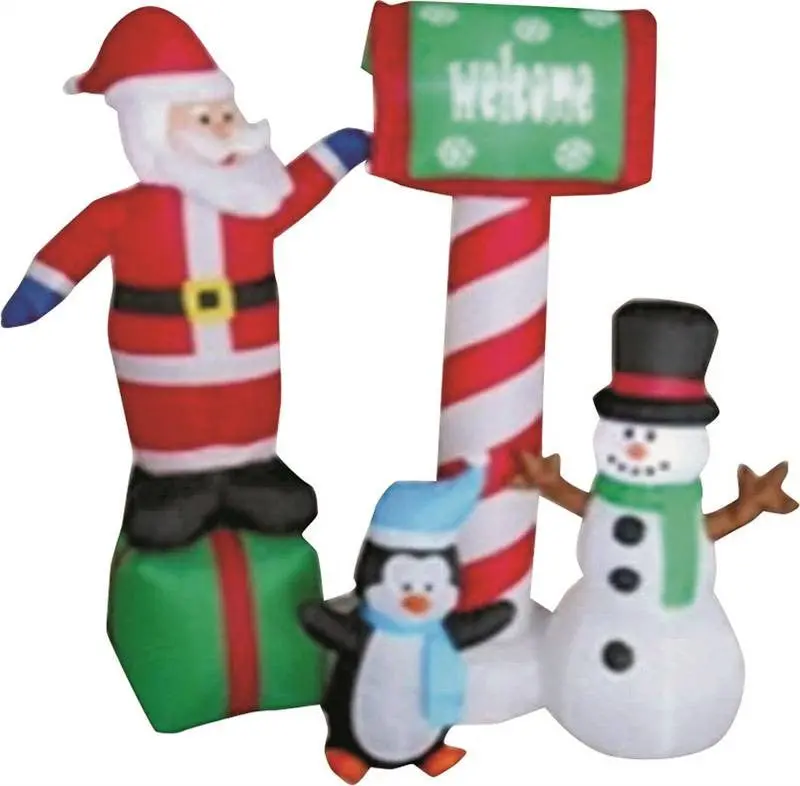 Inflatable 5Ft Mailbox Santa 1