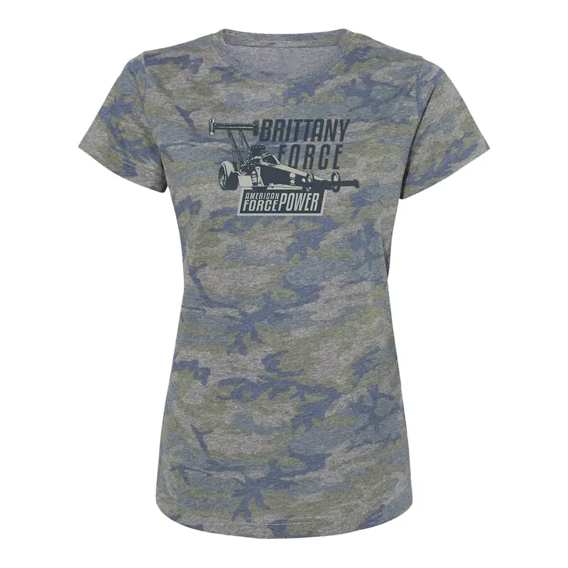 Ladies Brittany Force Car Camo Shirt 1
