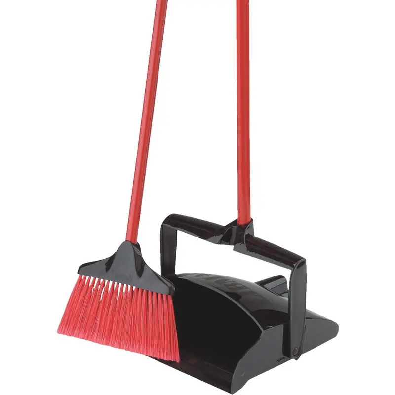 Libman 12 In. W. X 36 In L. Steel Handle Angle Lobby Household Broom With Dust Pan 1