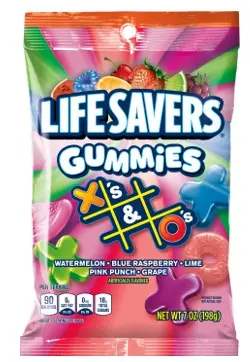 Life Savers Gummies Xo Candy Peg Bag 7 Oz 1