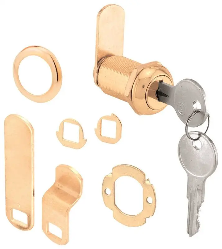 Lock Cam Draw-Cabn 1-1-8In Brs 1
