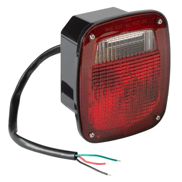 Ltg 52602 Grote Torsion Mount Dodge Stop Tail Turn Box Light W/ License Window (2 Stud) 1