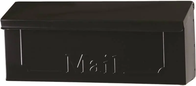 Mailbox Standard Wall Black 1