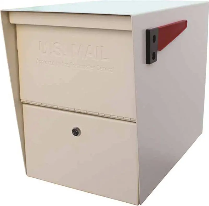 Mailbox White Lock Pkg Master 1