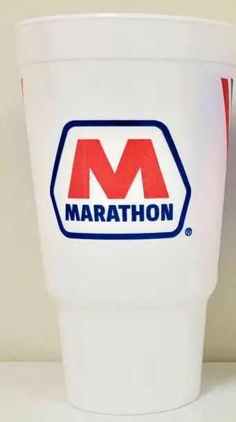 Marathon Foam Cup Car Cup - 32 Oz 1