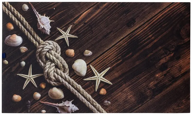 Mat Rubber Seashells 18X30in 1