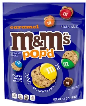 M&M's Pop'd Caramel Chocolate Snack - 5.5 Oz 1