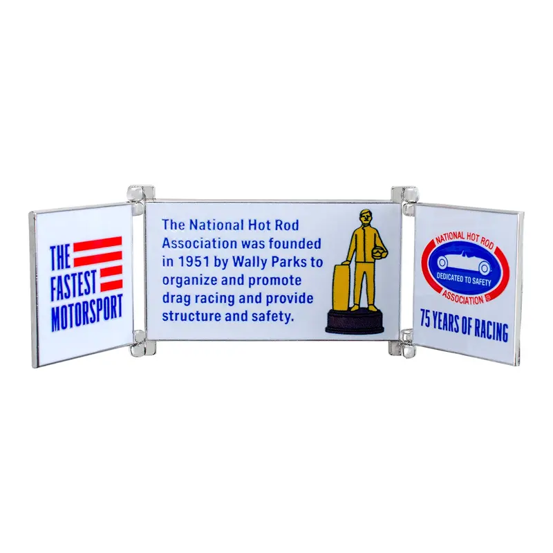 Nhra 75Th Anniversary Elevated Hatpin 1