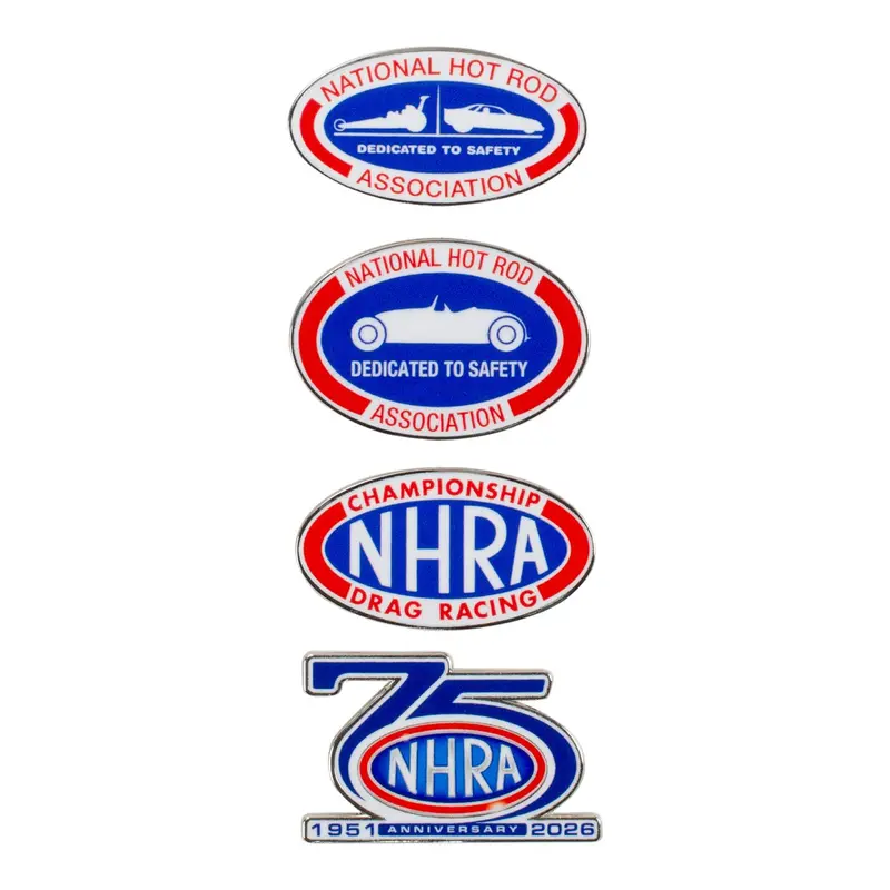 Nhra 75Th Hatpin 4-Pack Collection 1