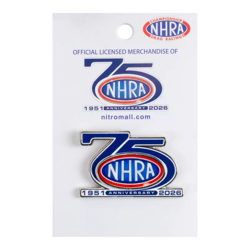 Nhra 75Th Layered Logo Hatpin 1