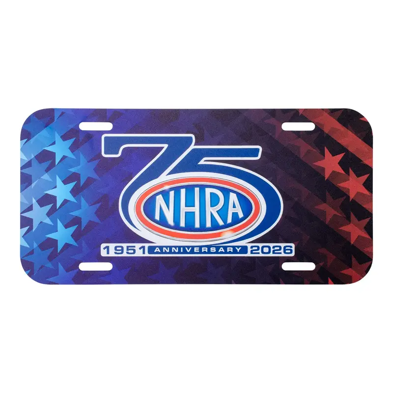 Nhra 75Th License Plate 1